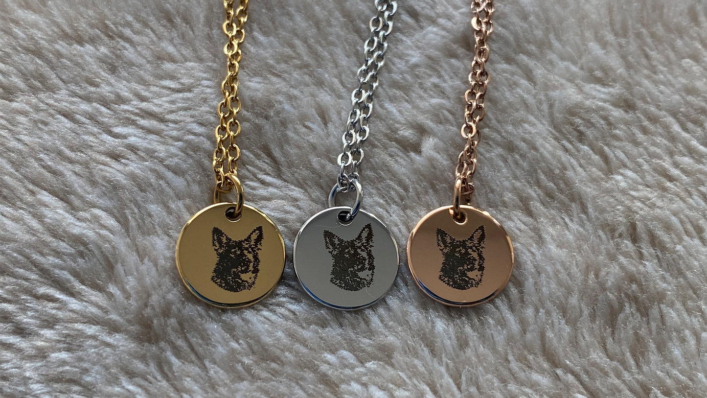 12mm Custom Pet Necklace