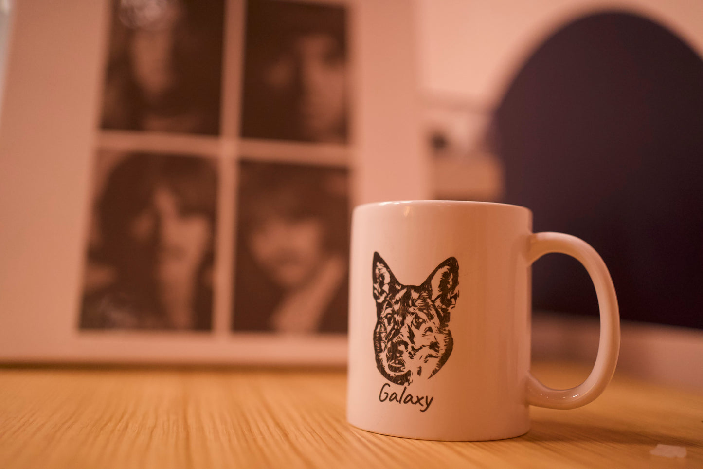 6* 11 oz Custom Pet Mug & 6 Free Coasters