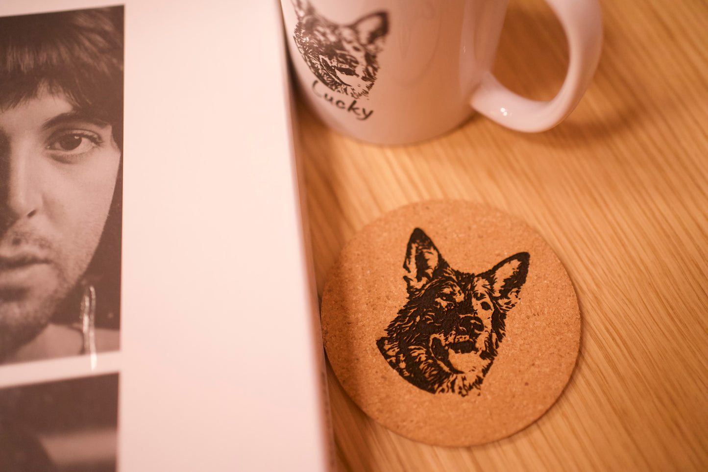 Custom Pet Cork Coaster