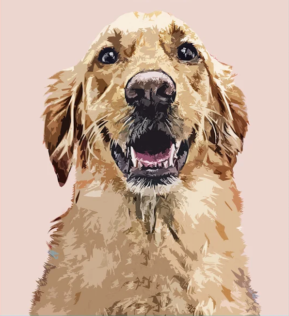 Realistic Pop Art Personalized Pet Portrait