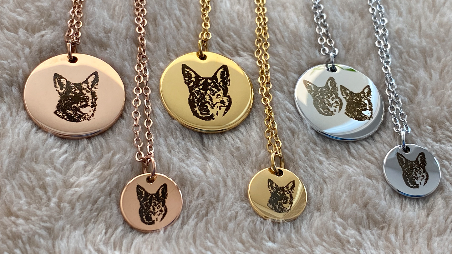 12mm Custom Pet Necklace