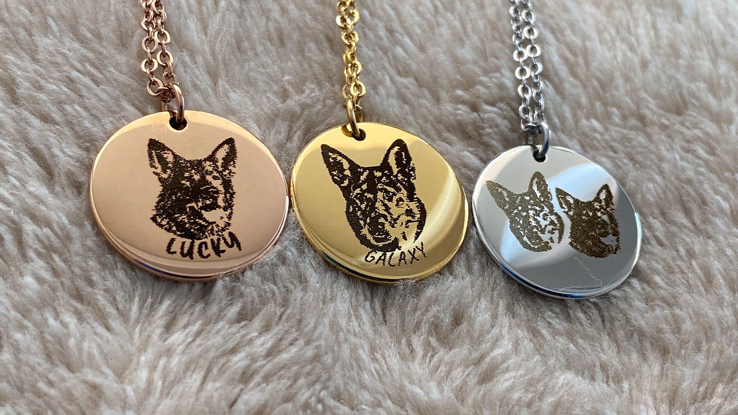 20mm Custom Pet Necklace